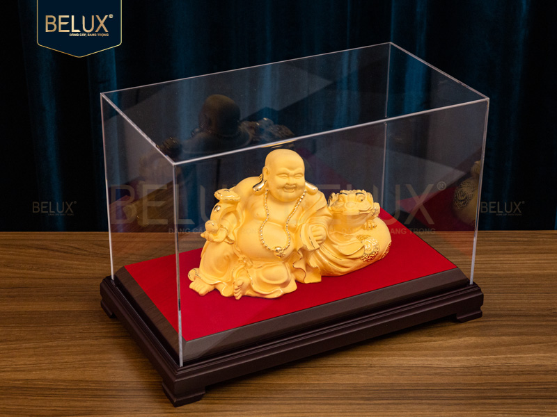 Tượng Thần Tài dát vàng cát&nbsp;25x11.5x14.5cm